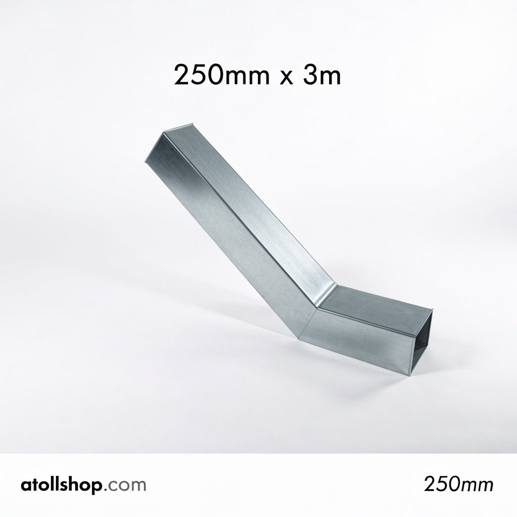 Aluminium Duct 250mm x 3m - atollshop.com