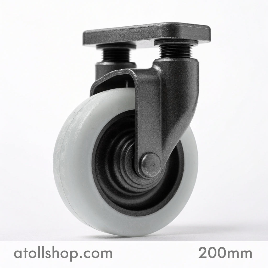 Castor Fixed 200mm Nylon - atollshop.com