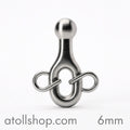 Clevis Pin 6mm Stainless - atollshop.com