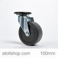 Castor Swivel 100mm Nylon - atollshop.com