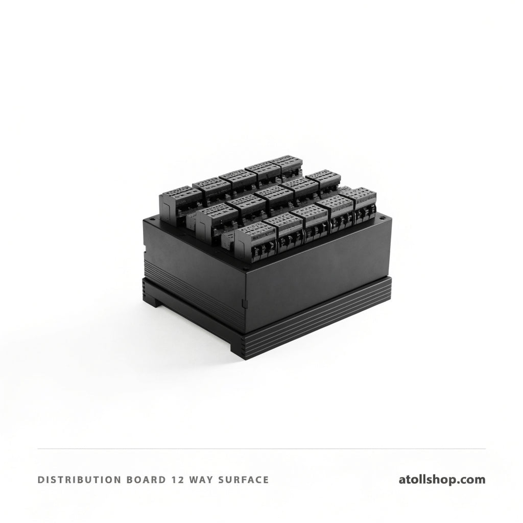 Distribution Board 12 Way Surface - atollshop.com