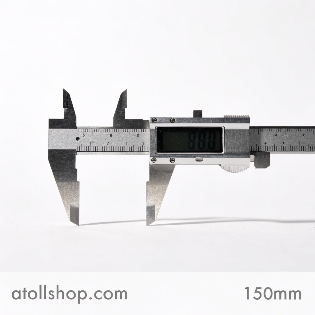 Digital Caliper 150mm 0.01mm Stainless - atollshop.com