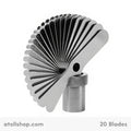 Feeler Gauge Set 20 Blades - atollshop.com