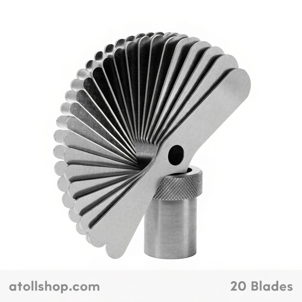 Feeler Gauge Set 20 Blades - atollshop.com