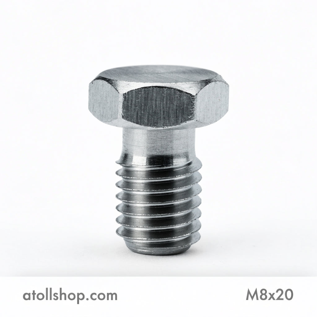 Hex Bolt M8x20 A2 Stainless - atollshop.com