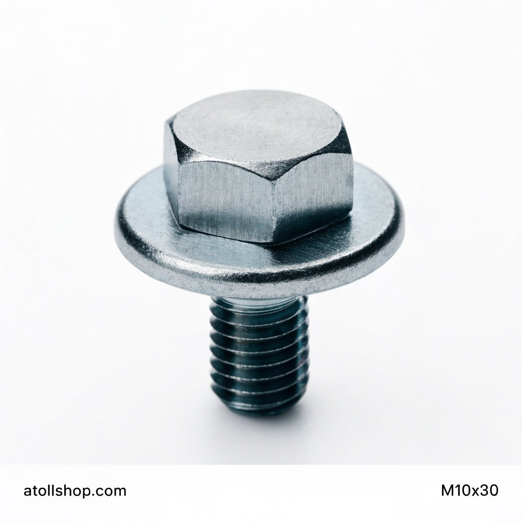 Hex Bolt M10x30 A2 Stainless - atollshop.com
