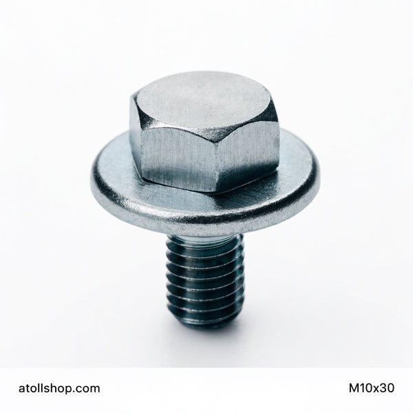 Hex Bolt M10x30 A2 Stainless