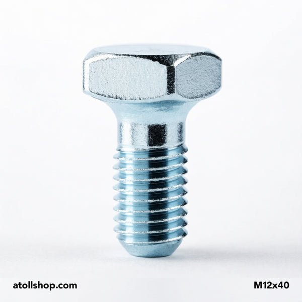 Hex Bolt M12x40 8.8 Zinc