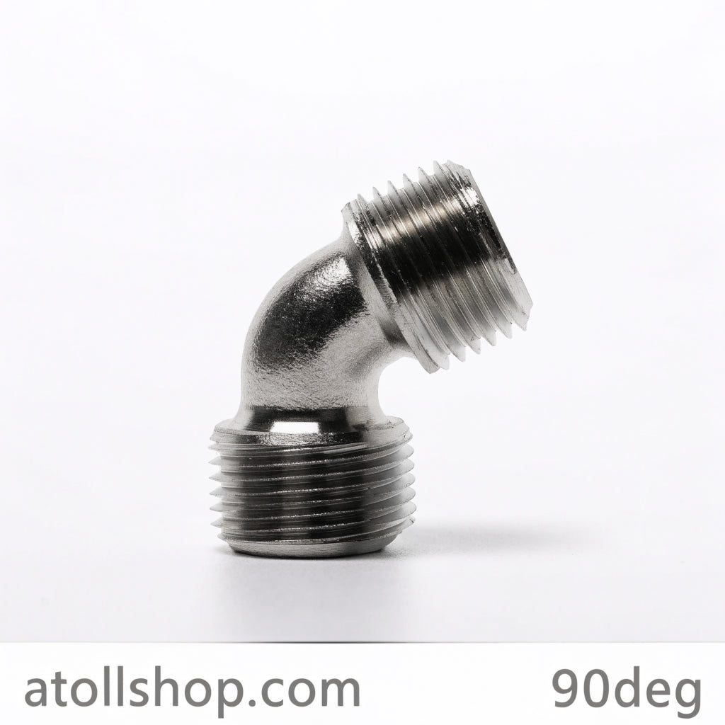 Hydraulic Fitting Elbow 90deg 1/4in - atollshop.com