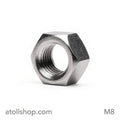 Hex Nut M8 A2 Stainless - atollshop.com