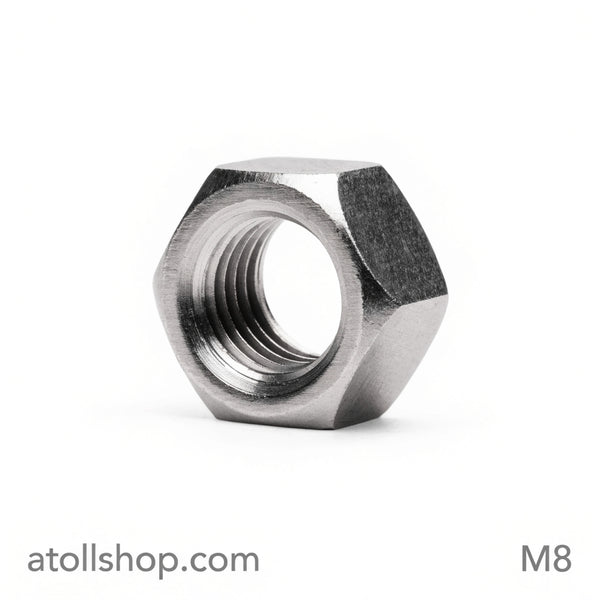 Hex Nut M8 A2 Stainless