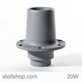 Industrial Bulkhead LED 20W Grey - atollshop.com