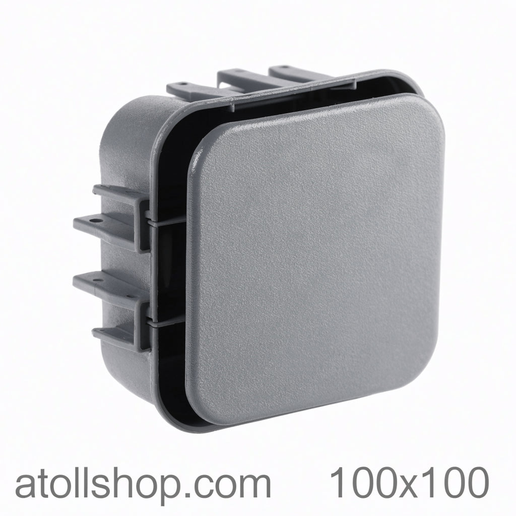 Junction Box IP66 100x100 Grey - atollshop.com
