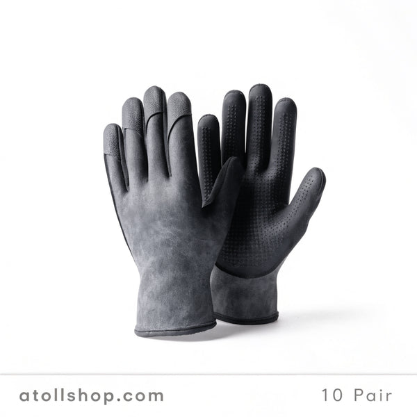 Leather Palm Work Gloves Size 10 Pair