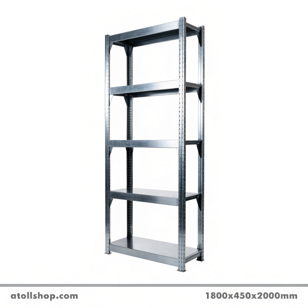 Shelving Bay Steel 1800x450x2000mm - atollshop.com