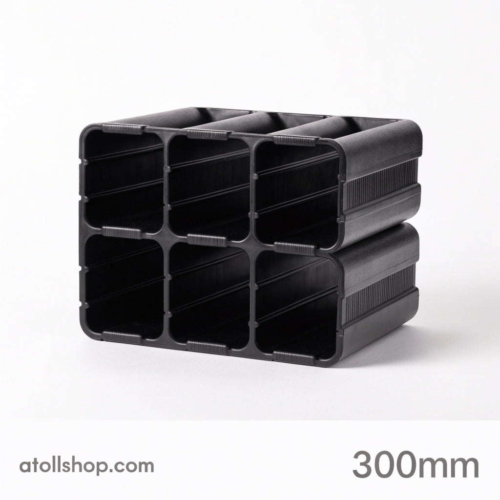 Storage Cube 6 Compartment 300mm - atollshop.com
