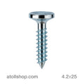 Self Tapping Screw 4.2x25 Zinc - atollshop.com