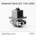 Solenoid Valve 5/2 1/4in 220V - atollshop.com