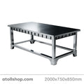 Steel Workbench 2000x750x850mm - atollshop.com