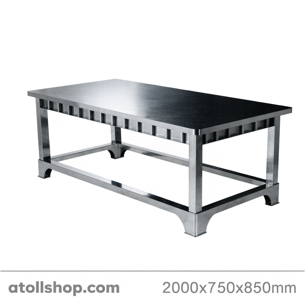 Steel Workbench 2000x750x850mm - atollshop.com