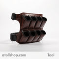 Tool Belt Leather 12 Pockets - atollshop.com