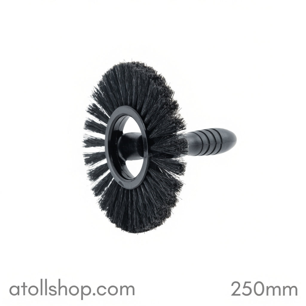 Wheel Brush 250mm Nylon - atollshop.com