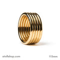 Wire Brush Cup 115mm Brass Bristle - atollshop.com