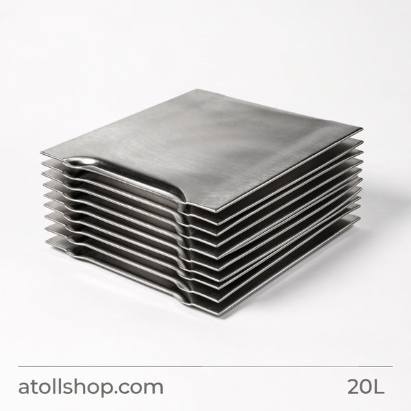 Waste Bin Pedal 20L Stainless