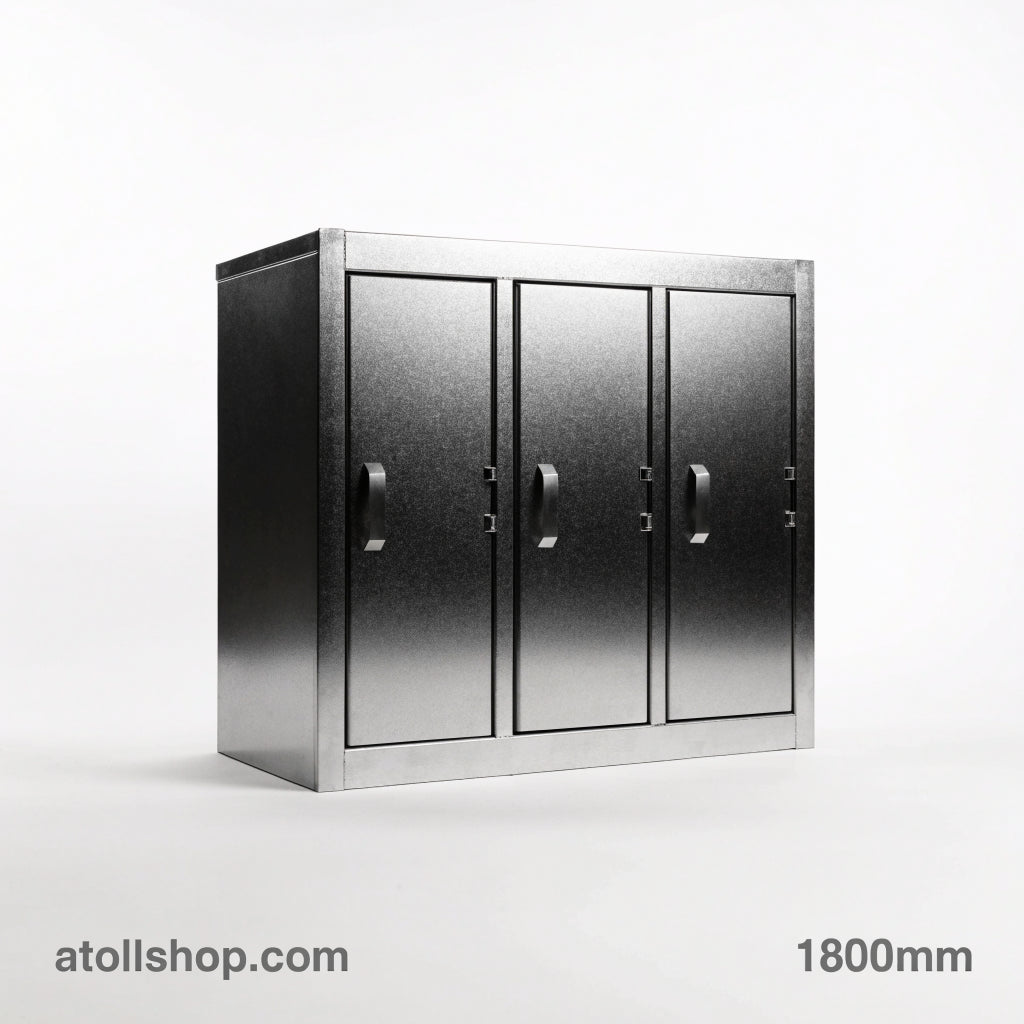 Wall Locker 3 Door 1800mm Steel - atollshop.com