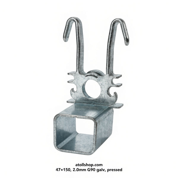 Joist hanger, galvanised