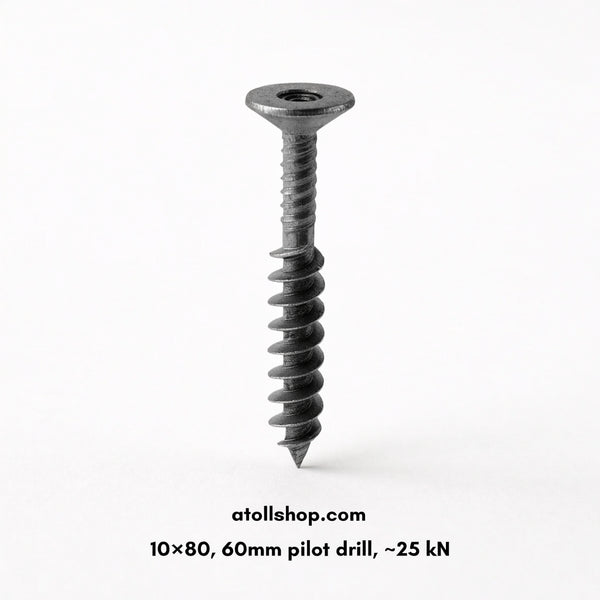 Self-tapping concrete screw