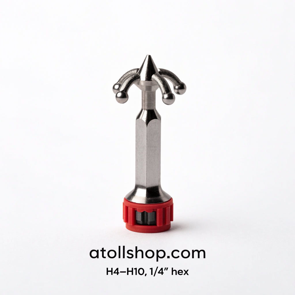 Screw extraction bit set