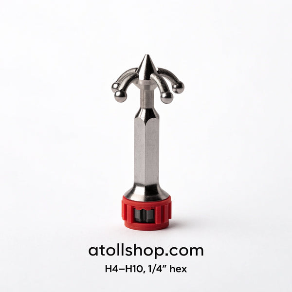 Screw extraction bit set