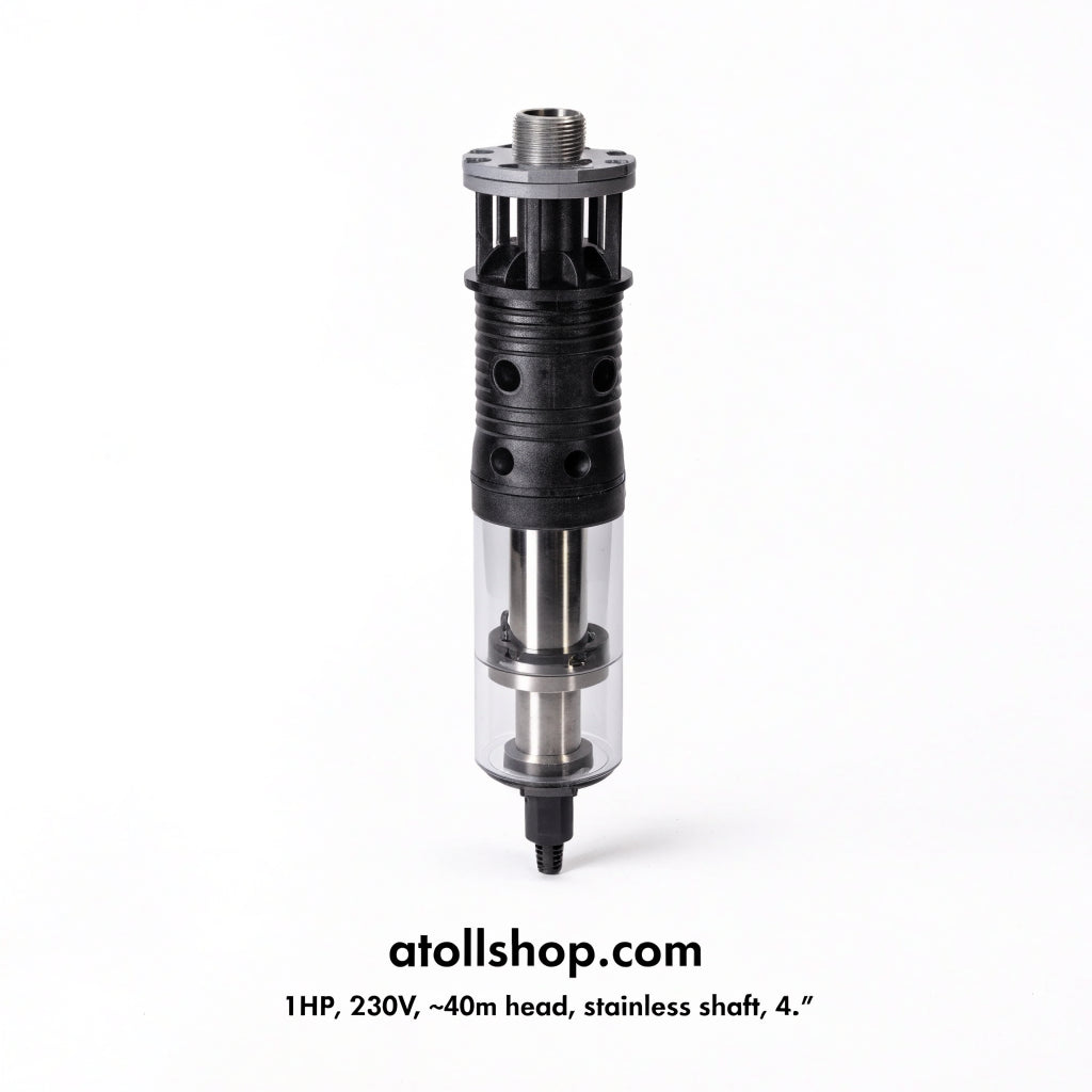 Submersible borehole pump