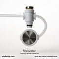Rainwater first-flush diverter + mesh kit