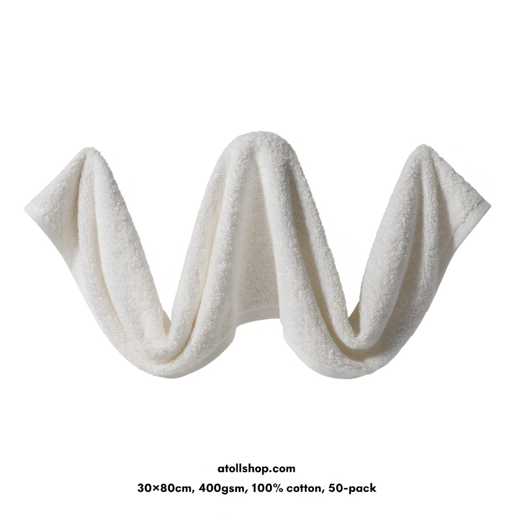 Hand towel, hotel-grade cotton terry