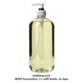Alcohol-based hand sanitiser gel, 70%, pump 1 L