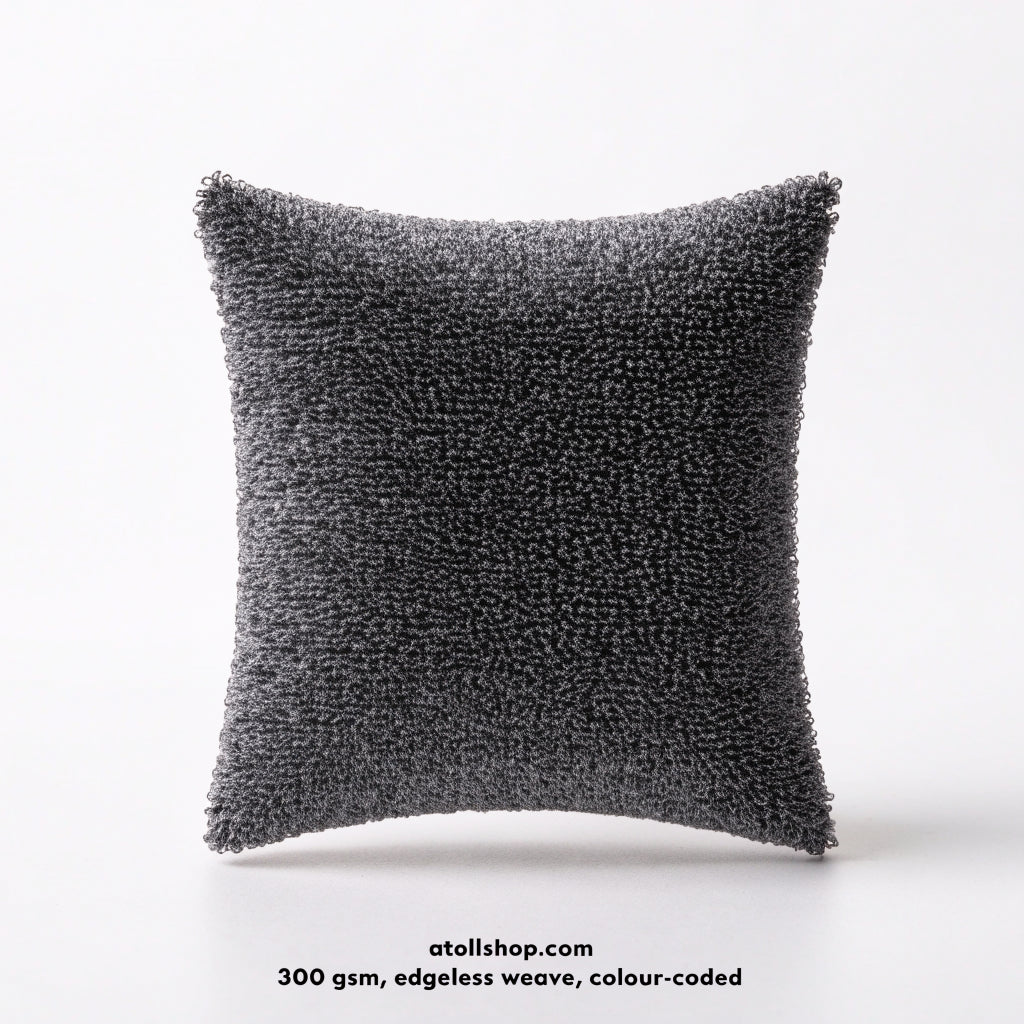 Stainless steel detail cloth / microfibre wiper, 40 × 40 cm