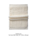 Pool towel 100% cotton, 50 × 100 cm, 450 gsm, loop border
