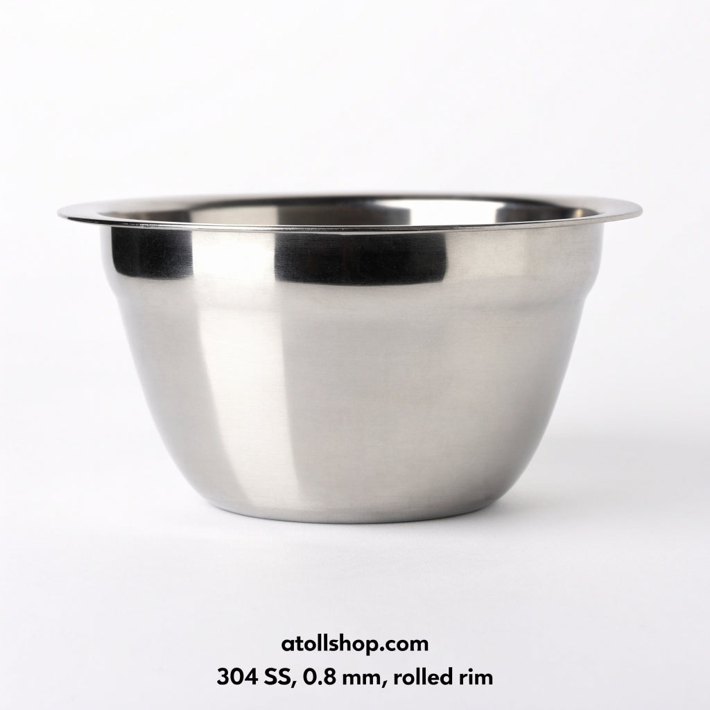 Stainless prep bowl 1.5 L, nestable