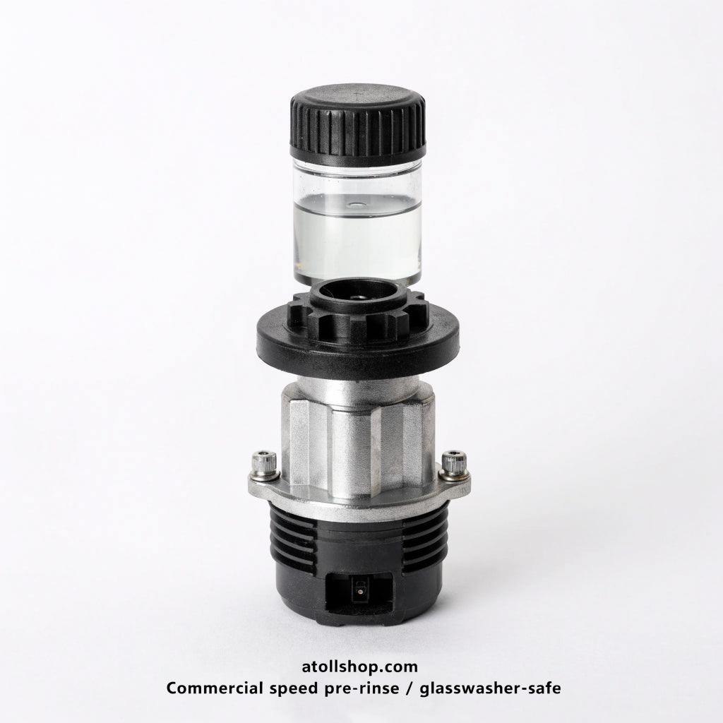 Commercial speed pre-rinse / glasswasher-safe dosing pump