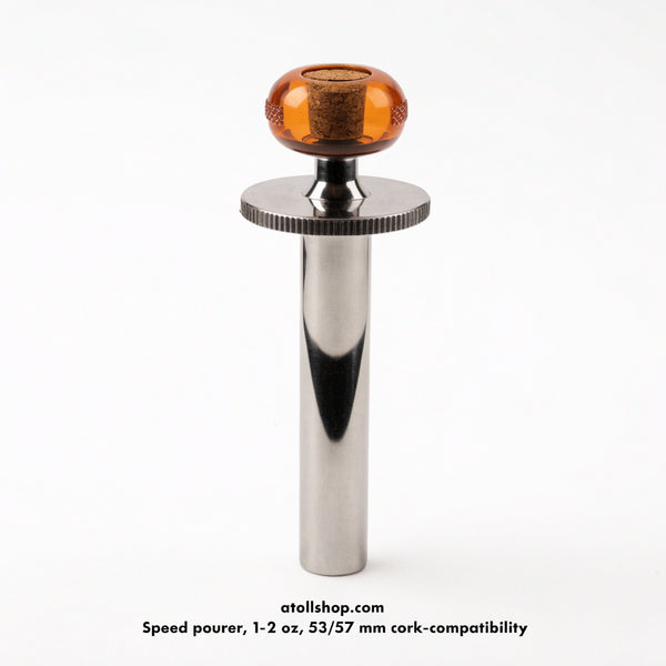 Speed pourer, 1–2 oz, 53/57 mm cork-compatible