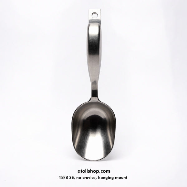 Ice scoop, stainless, 700 ml, wall-mounted