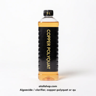 Algaecide / clarifier, copper-polyquat or quat, 5 L