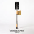 Pool brush, 18 in wall brush + algae rake set
