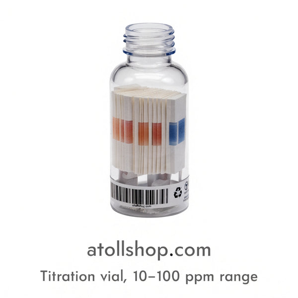 Pool test strips, cyanuric acid specific, 50 vials