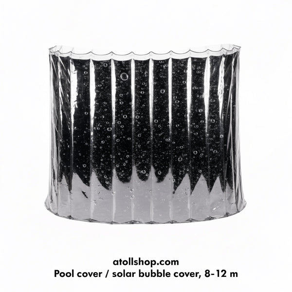 Pool cover / solar bubble cover, 8–12 m