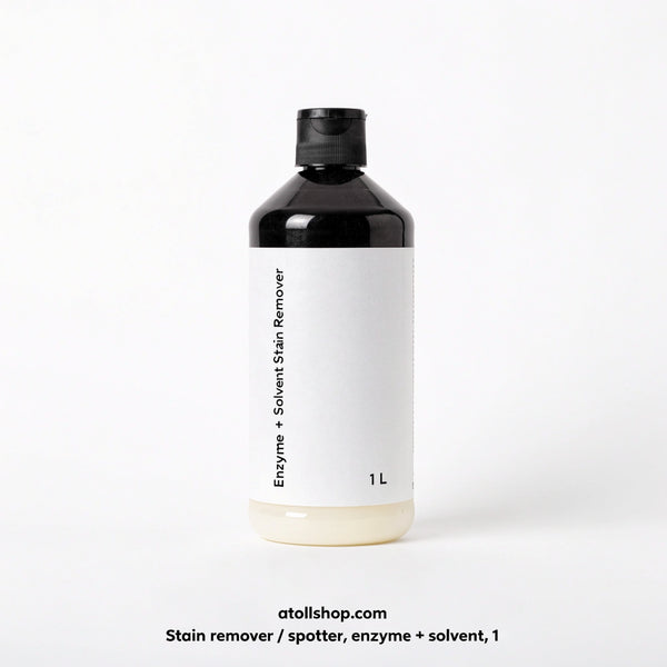 Stain remover / spotter, enzyme + solvent, 1 L