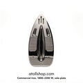 Commercial iron, 1800–2200 W, sole-plate