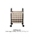 Linen cage / trolley, 1.4–2 m³, 300 kg, fold-flat